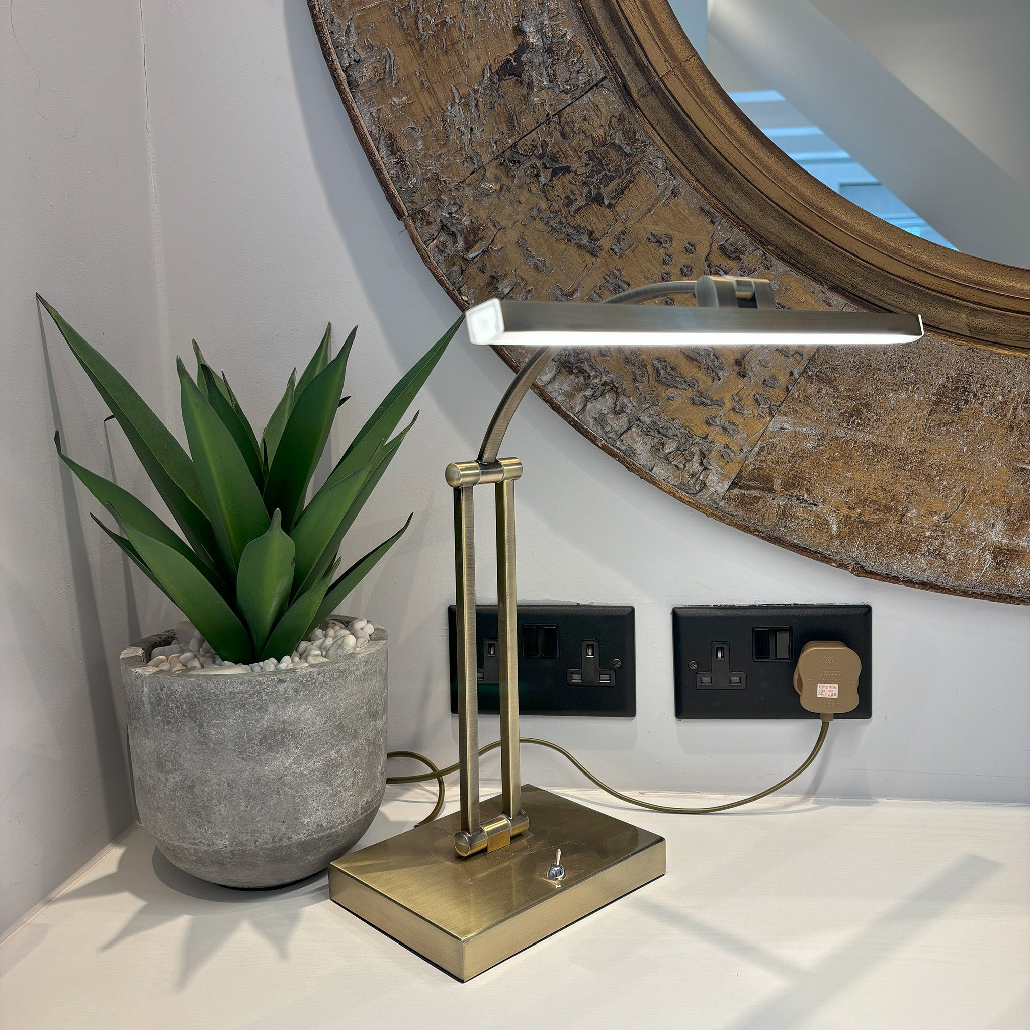 Slim Arm Adjustable Desk Lamp